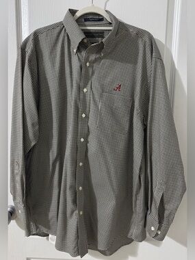 Men’s L Alabama Private Collection Button Down Dress Shirt